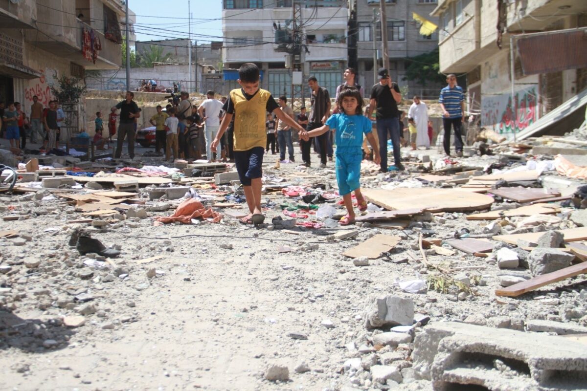 Al-Shati-Camp-Gaza-07 Palestinian children at the Al-Shati Refugee Camp in Gaza
