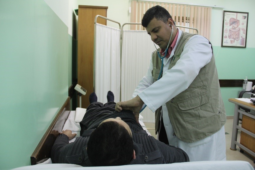 training health professionals An Interpal sponsored Palestinian doctor