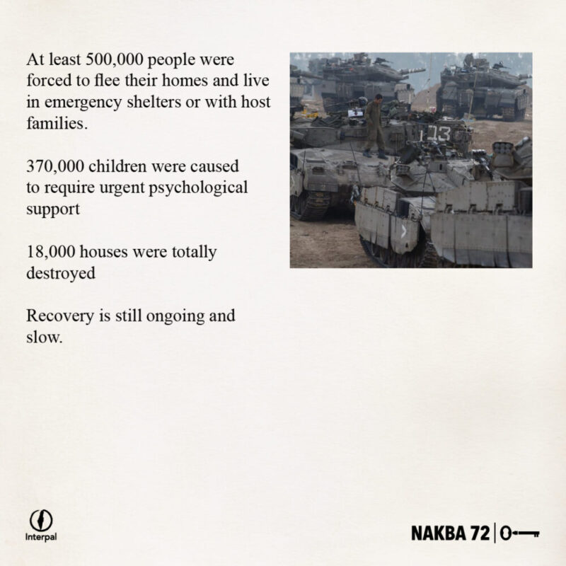 Interpal Nakba 72 Timeline 2014 B Interpal Nakba 72 Timeline 2014 B