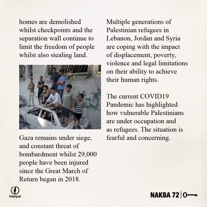Interpal Nakba 72 Timeline 2020 B Interpal Nakba 72 Timeline 2020 B