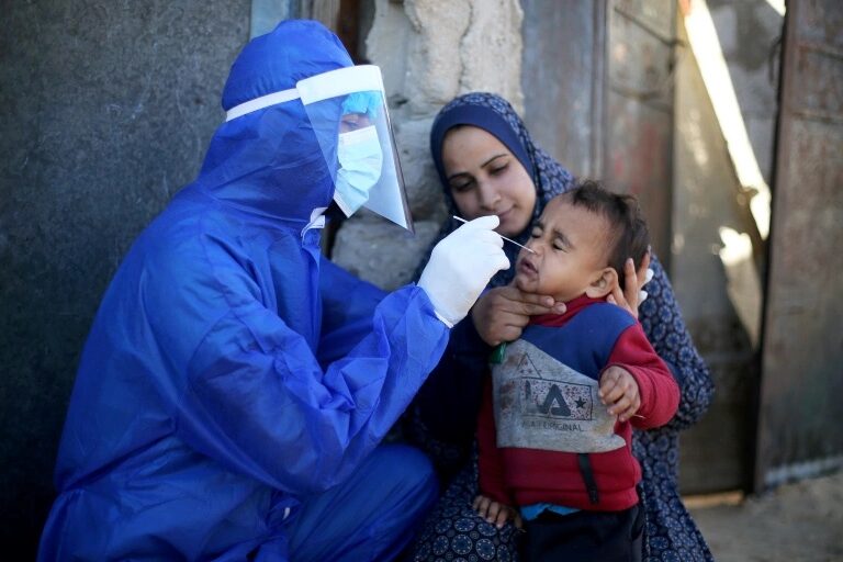 Interpal workers in Palestine during the Covid-19 Pandemic