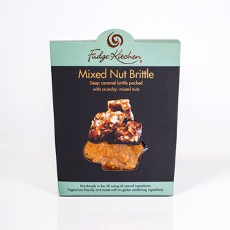 Mixed Nut Brittle, part of Mubarak London's luxury hampers